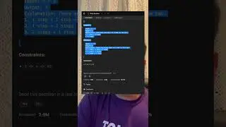 Интерфейс и пример решения задачи на LeetCode