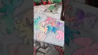 watercolors in a pencil sketch #watercolors #beginner #sketching