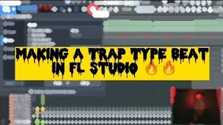 Making A Trap Type Beat in FL Studio #producer #flstudio #tutorial