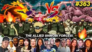Allied Shinobi Forces Jutsu!!🔥Reaction Mashup Shippuden Episode 363  [ナルト 疾風伝] [海外の反応]
