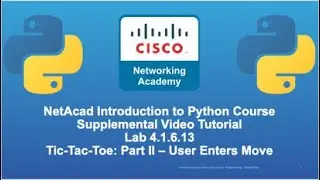 Cisco NetAcad Intro to Python Course - Supplement Lab Tutorial & Solution Set: Lab 4.1.6.13 Part II