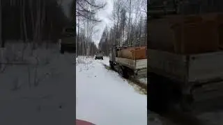 ( открытие сезона )Два Ниссан Атласа на покатушках!!
