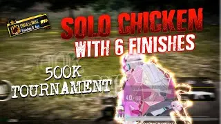 SOLO CHICKEN IN 500K TOURNAMENT💀🔥 | ENTRY FRAGGER POV | YOUTUB KILLER