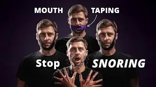 Mouth Taping at Night? Stop Snoring, Sleep Apnea & Sleep Better