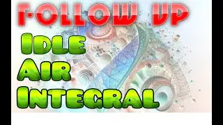 Idle Integral Airflow (part 2): Electric Boogaloo