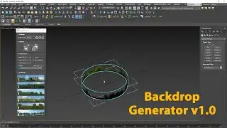 Backdrop Generator V1.0 for 3dsmax