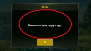 BGMI & Pubg | Fix Please Wait Before Logging In Again |Time Problem login In Pubg 4m