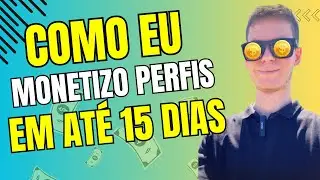Os 5 Jeitos de Monetizar Perfis Em até 15 dias