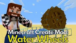 Minecraft Create Mod Guide #1 -  Water Wheels & Introduction