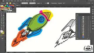 Coloring  (Blob Brush, Eraser & Paint Bucket Tool) | Adobe Illustrator in Urdu-Hindi