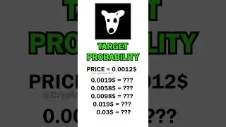 Dogs Target Probability - Can it Reach 0.03$ in the Bull run? #Dogs #ton #shorts