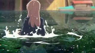 Tears falling down at the party... (A silent voice)