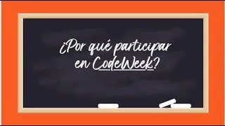 ¿Por qué participar en CodeWeek?