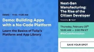 Demo: Building Apps with a No-Code Platform | The Rise of the Citizen Developer