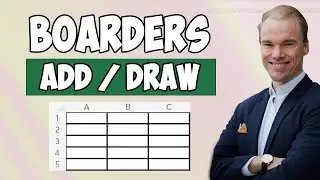 Excel - Add and draw boarders