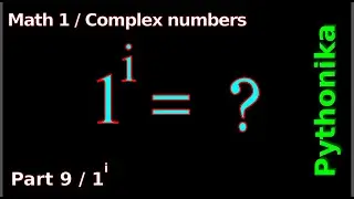 1^i | one in power i | 1**i | Math 01/09