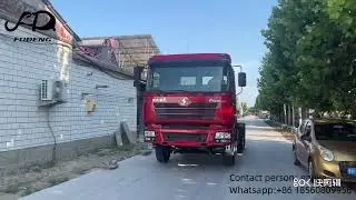 The used Shacman truck head is doing the test