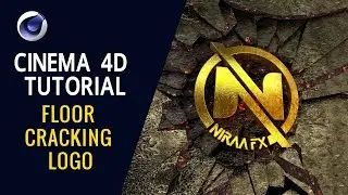 Floor Cracking Logo - Cinema 4D Tutorial