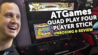 AtGames Legends Quadplay Four Player Arcade Stick Review! 4 Player beat em ups the way you remember.