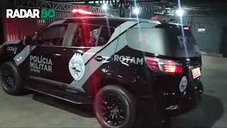 Suspeito de furto tenta fugir da polícia em alta velocidade e é preso em Toledo