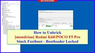 Unbrick Xiaomi Redmi K60/POCO F5 Pro Stuck Fastboot miui version cant be installed on this device