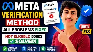 Meta Verification Method 2026 🔥| Fix Not Eligible Issue 🥳 | Complete Step-by-Step Guide