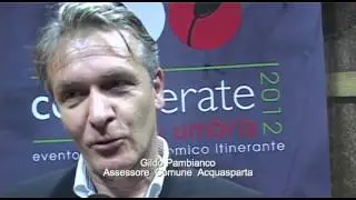 Intervista a Gildo Panbianco serata Acquasparta per Cento Serate in Umbria 2012