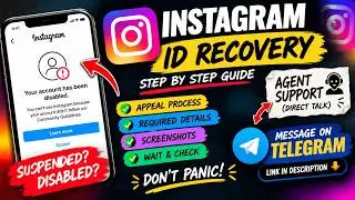 How to Recover Disabled Instagram Account | Instagram Disabled Account Recovery 2026 |