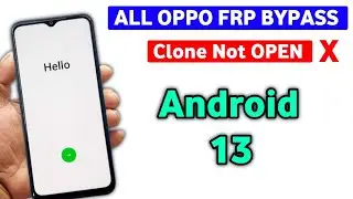 OPPO Frp Bypass Without Pc Free Android 13| How to bypass Frp oppo Android 13