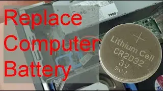 How to replace Cell Battery inside of your computer in 90 seconds!