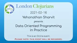 Data Oriented Programming in Practice - Yehonathan Sharvit