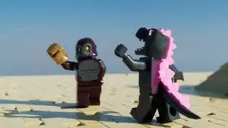 Godzilla x Kong Dance Battle but in LEGO