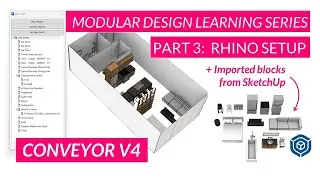 Conveyor Rhino + Revit Learning Series - Part 3 - Setting up the Rhino File