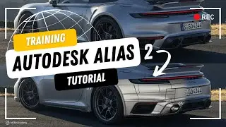 Autodesk Alias Training 2 | Porsche 911 Turbo 2024 Bumper Tutorial