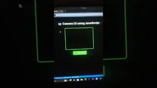Camera UI Using JavaScript | Build a Webcam App with HTML, CSS, and JS1, 2025