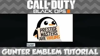 Black Ops 4 Gunter Sign Emblem Tutorial