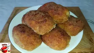 Сочные котлеты в духовке. Быстро и очень вкусно.