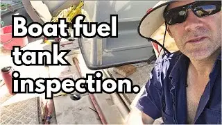 Boat fuel tank inspection