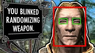 Skyrim But Every Time I BLINK My Weapons Randomize