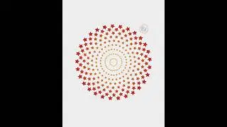Geometric Line Star Art in Illustrator Using Blend Tool 