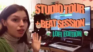 possibly the worst studio tour ever [lofi edition] + lil beat session