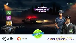 Coin Heist Run - Unity Sourcecode #unitysourcecode #rungame #heist