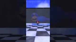 Mario Fish behind the Window