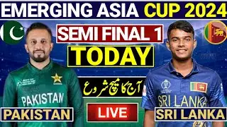 Acc Emerging Asia Cup 2024 Semi Final Pak Vs Sl | Pak A Vs Sl A Semi Final | Emerging Asia Cup 2024
