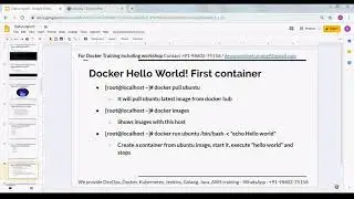 Dockersession-3 | Basic docker commands and its purpose 