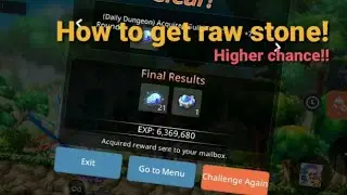 MapleStory M - How to higher chance to get raw stone