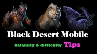 Black Desert Mobile - New Black Shrine Bosses Lv 6 difficulty Tips