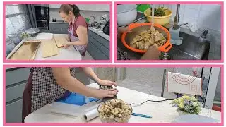 СОБИРАЮ 🎂 ГОТОВЛЮ КРЕМА🍦ну и МОИ ЗАГОТОВОЧКИ В МОРОЗИЛКУ