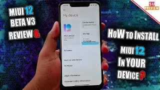 HOW TO INSTALL MIUI 12 ? ( MIUI 12 V3 Beta REVIEW ) #Hindi