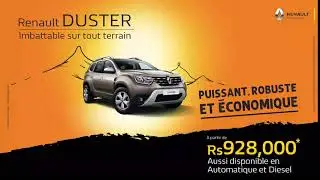 Renault Duster aussi disponible en automatique et diesel.
